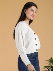 Kotty Women Crop Cardigan
