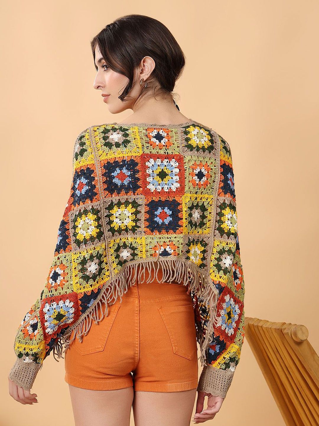 Kotty Women Embellished Print Cotton Top