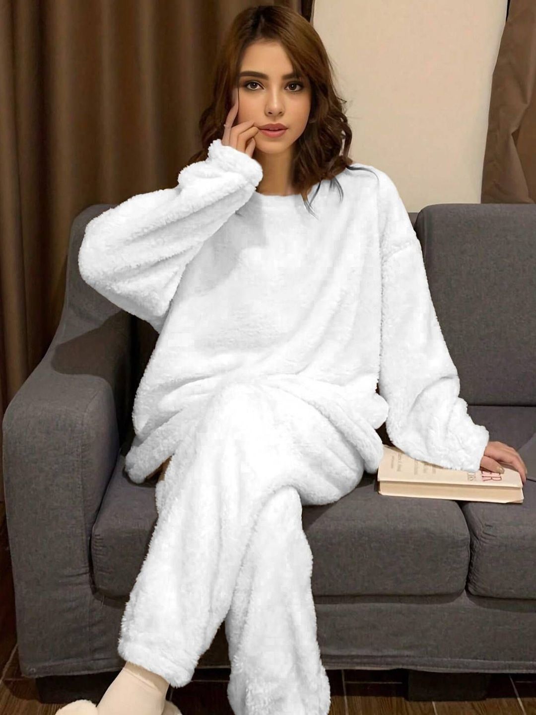 Kotty Round Neck Winterser Night suits