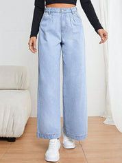 Kotty Women Jean Flared High-Rise Stretchable Jeans