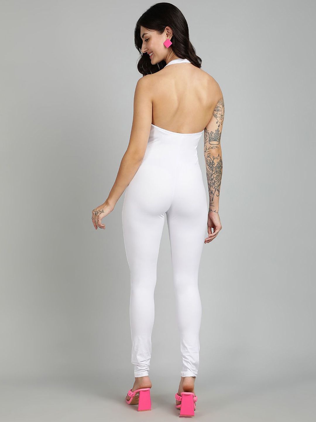 Kotty Halter Neck Basic Jumpsuit