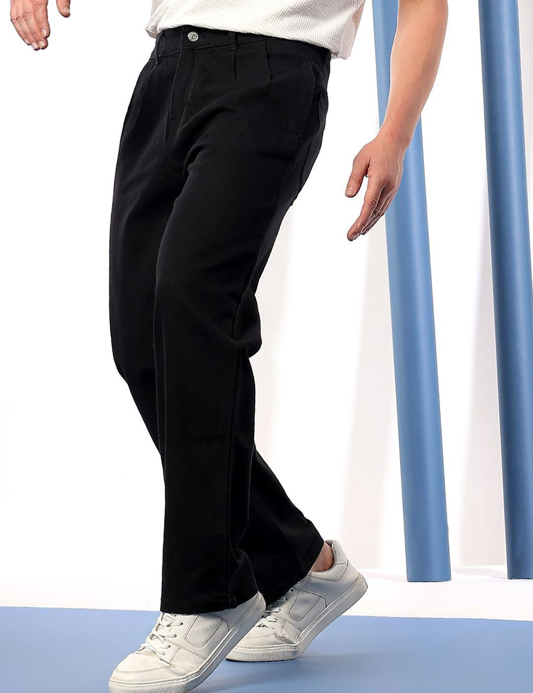 Kotty Men Comfort Regular Fit Mid-Rise Stretchable Jeans