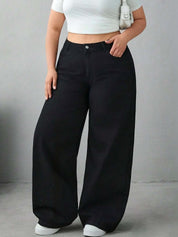 Kotty Women Trendy Wide Fit Fashion Jeans