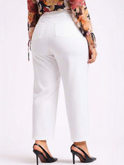 Kotty Women Straight Fit High-Rise Trousers