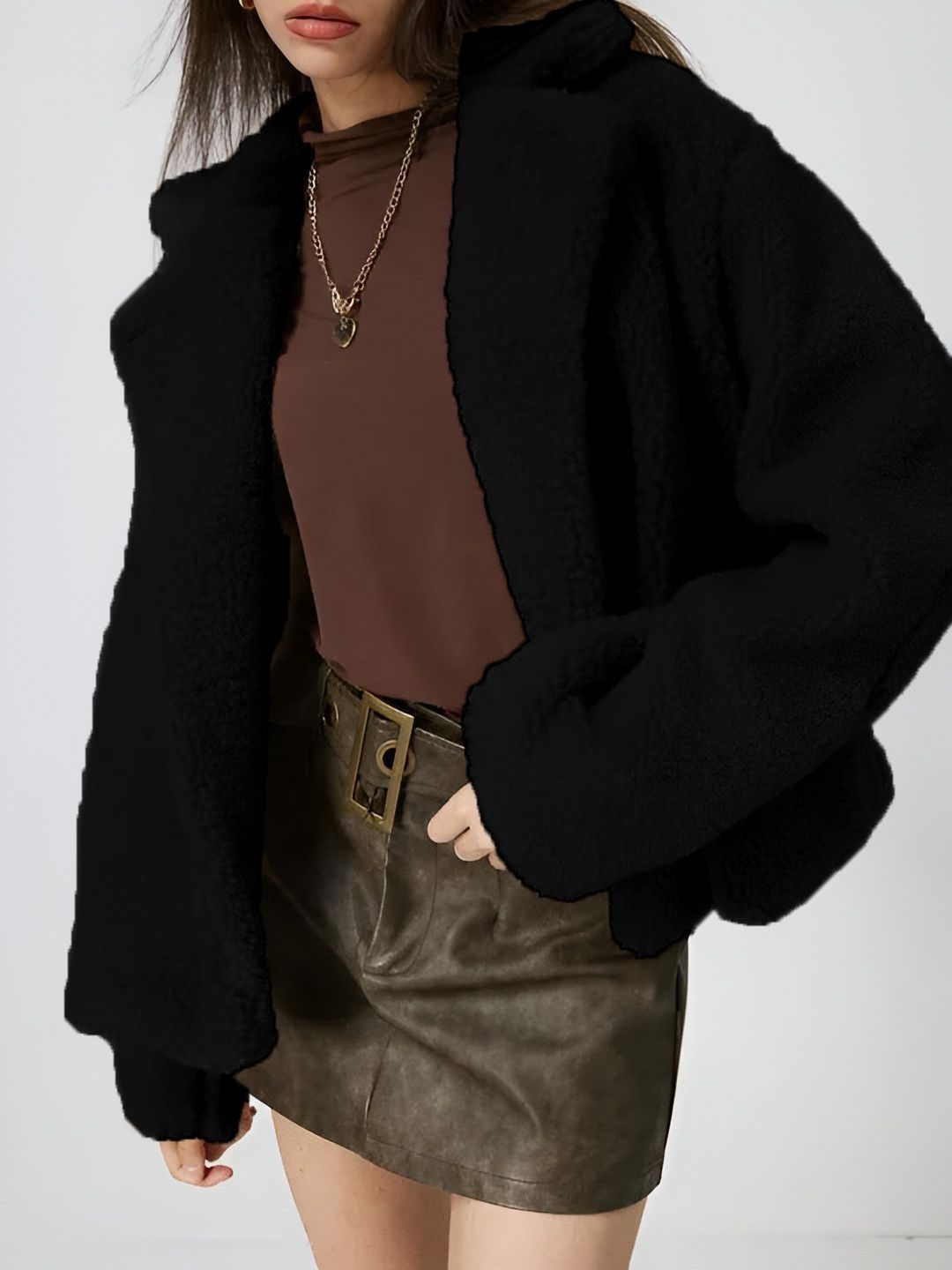 Kotty Lightweight Open Front Lapel Collar Jacket