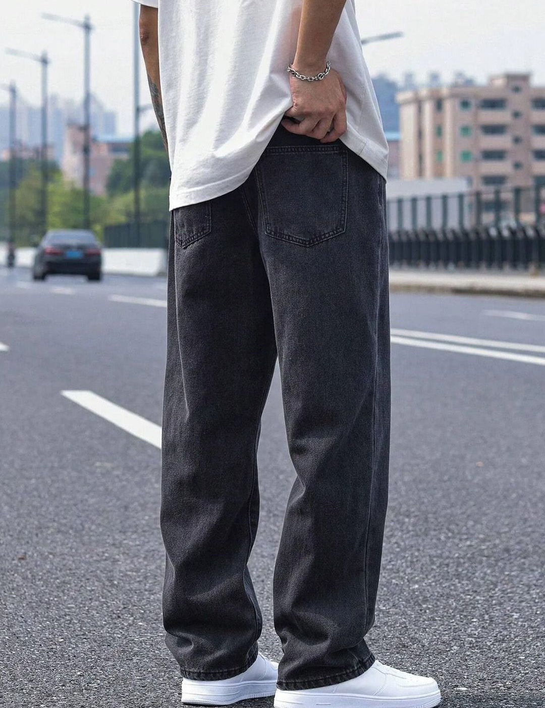 Kotty Men Cotton Relaxed Fit Mid-Rise Stretchable Jeans