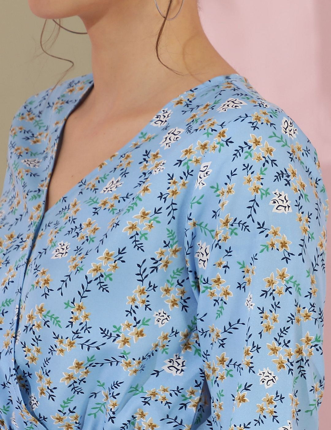 Kotty Women Floral Printed Fit & Flare Mini Dress