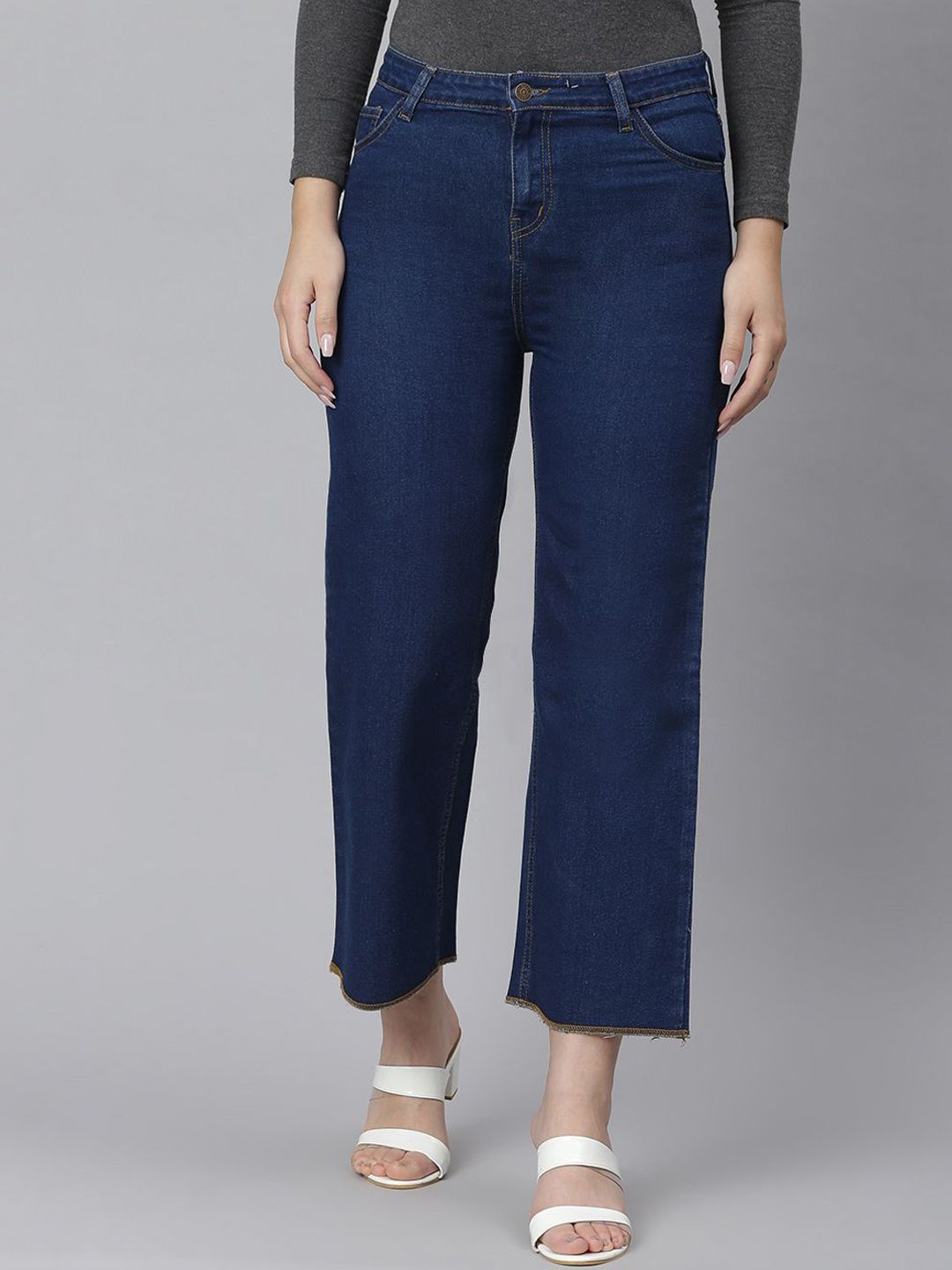 Kotty Women Jean Bootcut High-Rise Stretchable Jeans