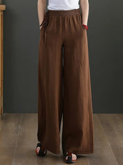 Kotty Women Loose Fit High-Rise Cotton Trouser