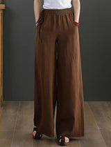 Kotty Women Loose Fit High-Rise Cotton Trouser