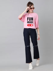 Kotty Women Typography Printed T-shirt