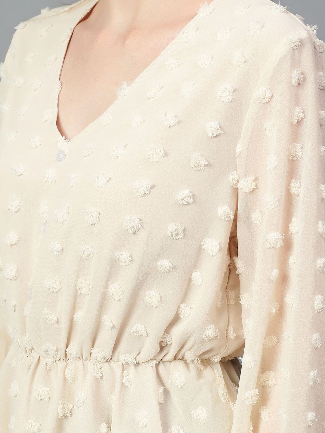 Kotty Women Solid V-Neck Top