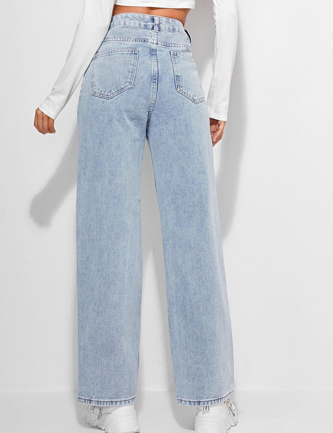 Kotty Women Jean Straight Fit High-Rise Stretchable Jeans