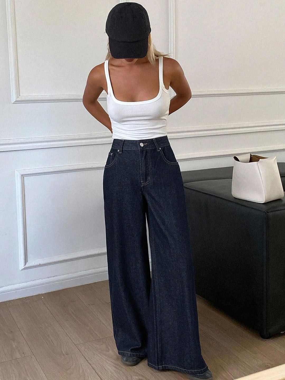 Kotty Women Wide Leg High-Rise Stretchable Jeans