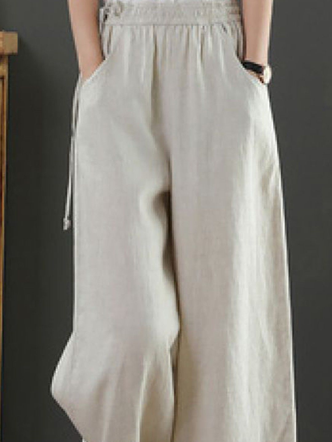 Kotty Women High-Rise Wide Leg Fit Regular Trousers