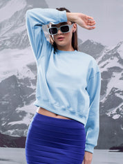 Kotty Women Round Neck Pullover Sweatshirt