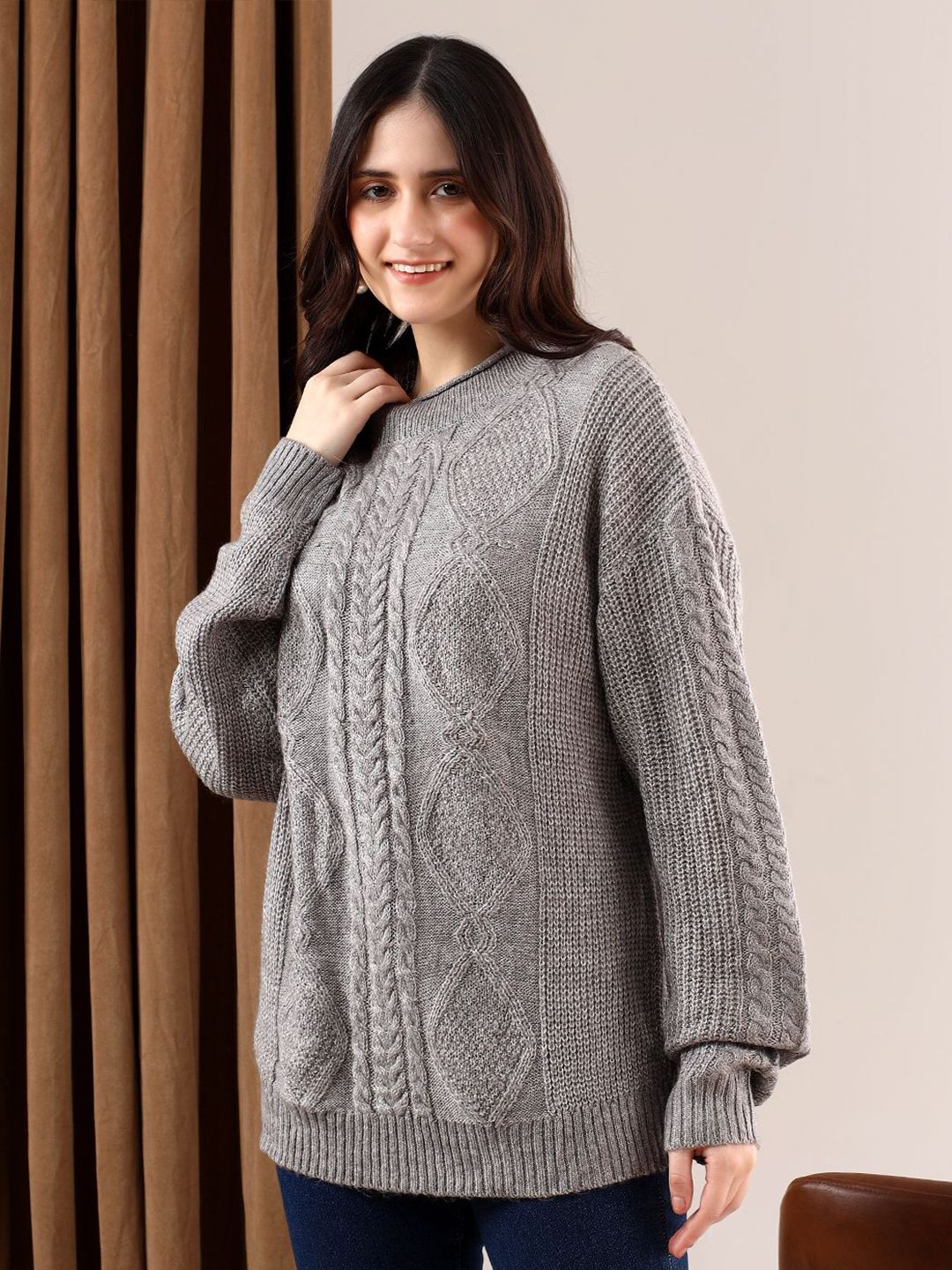 Kotty Women Cable Knit Pullover