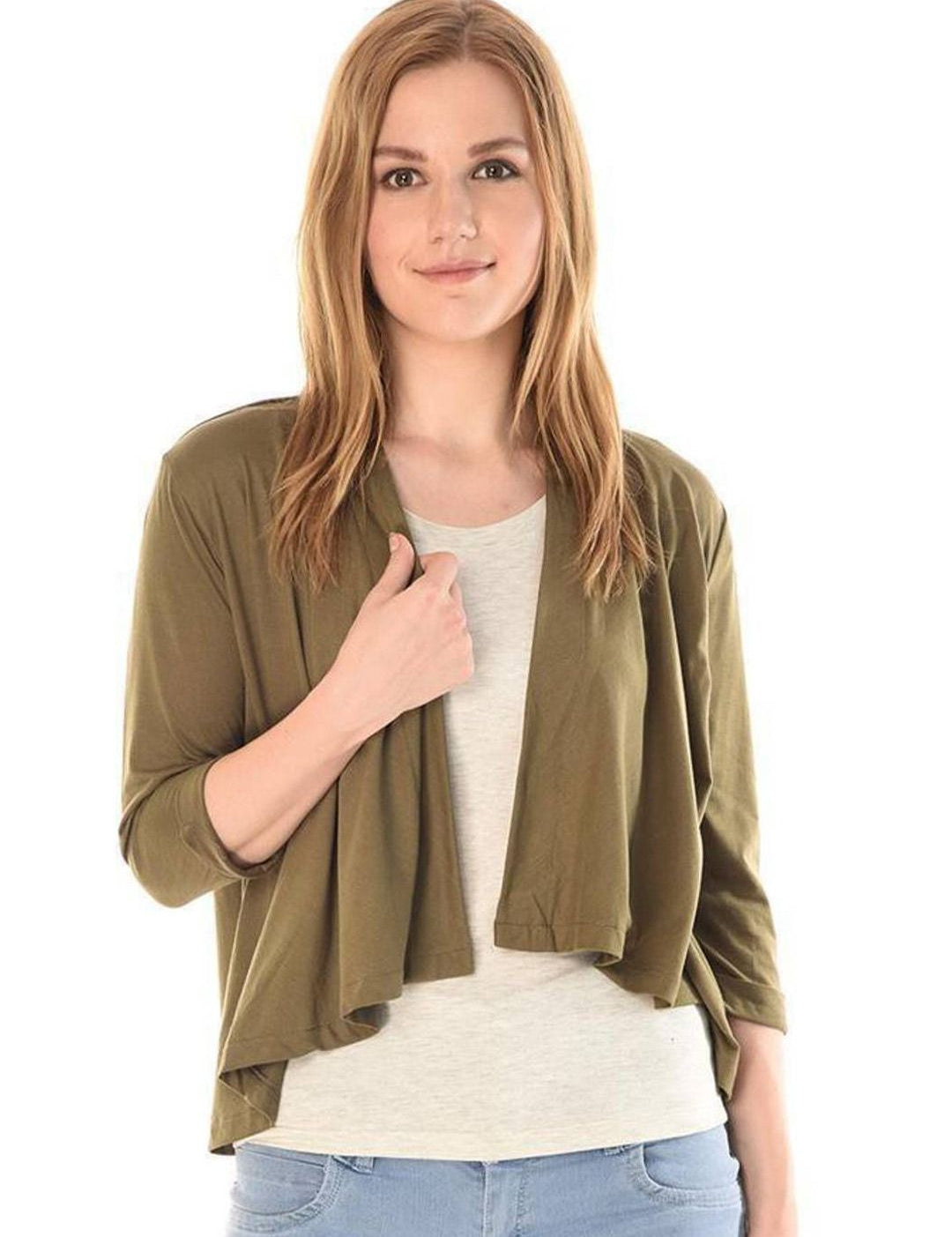 Kotty Open Front Crop Shrug