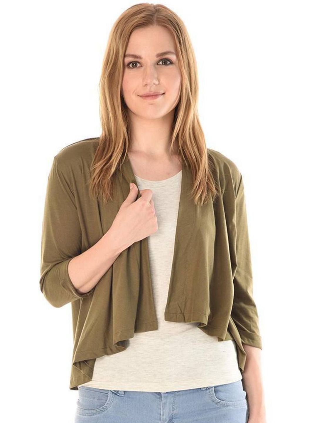 Kotty Open Front Crop Shrug