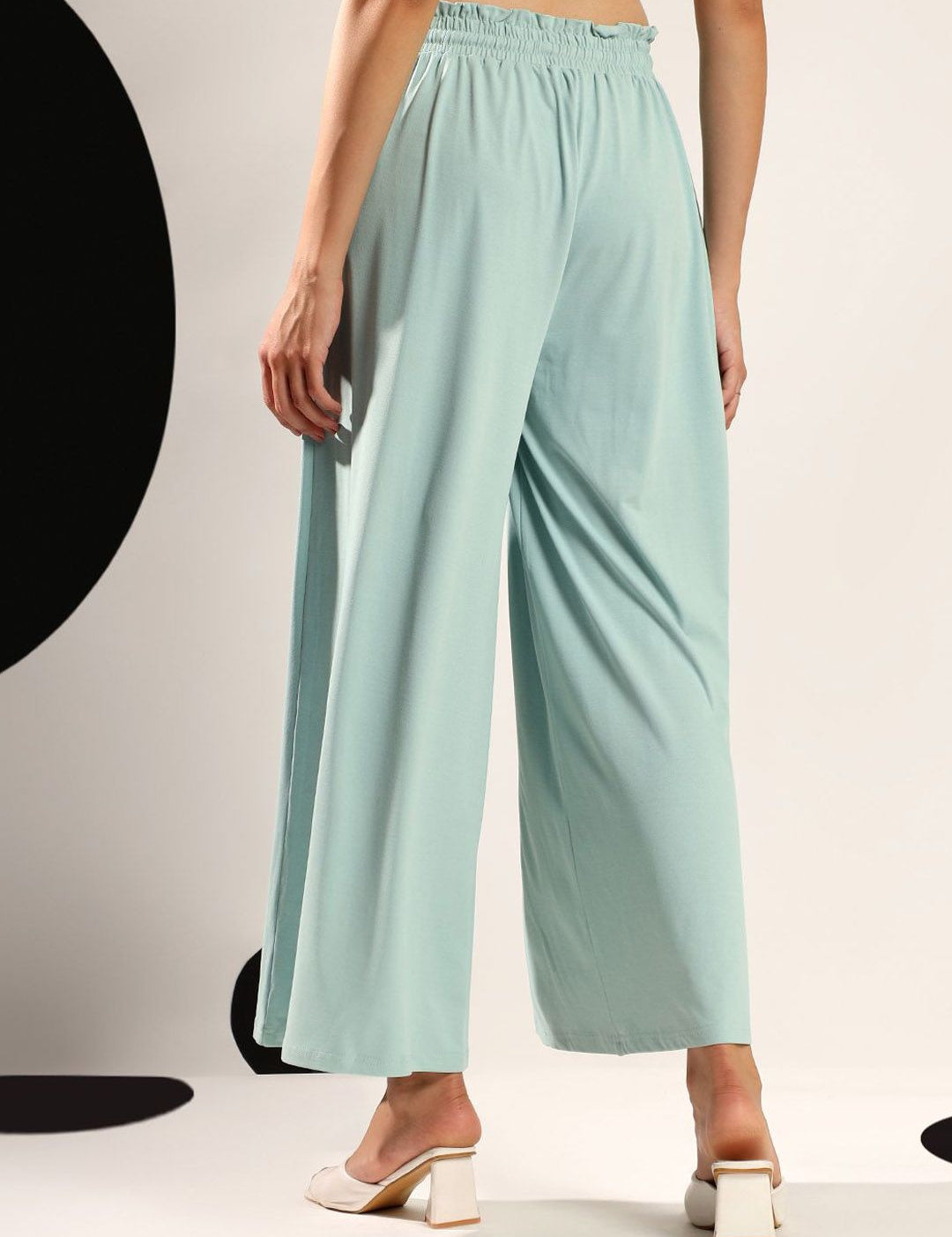 Kotty Women Relaxed Easy Wash Wide Leg Parallel Trousers