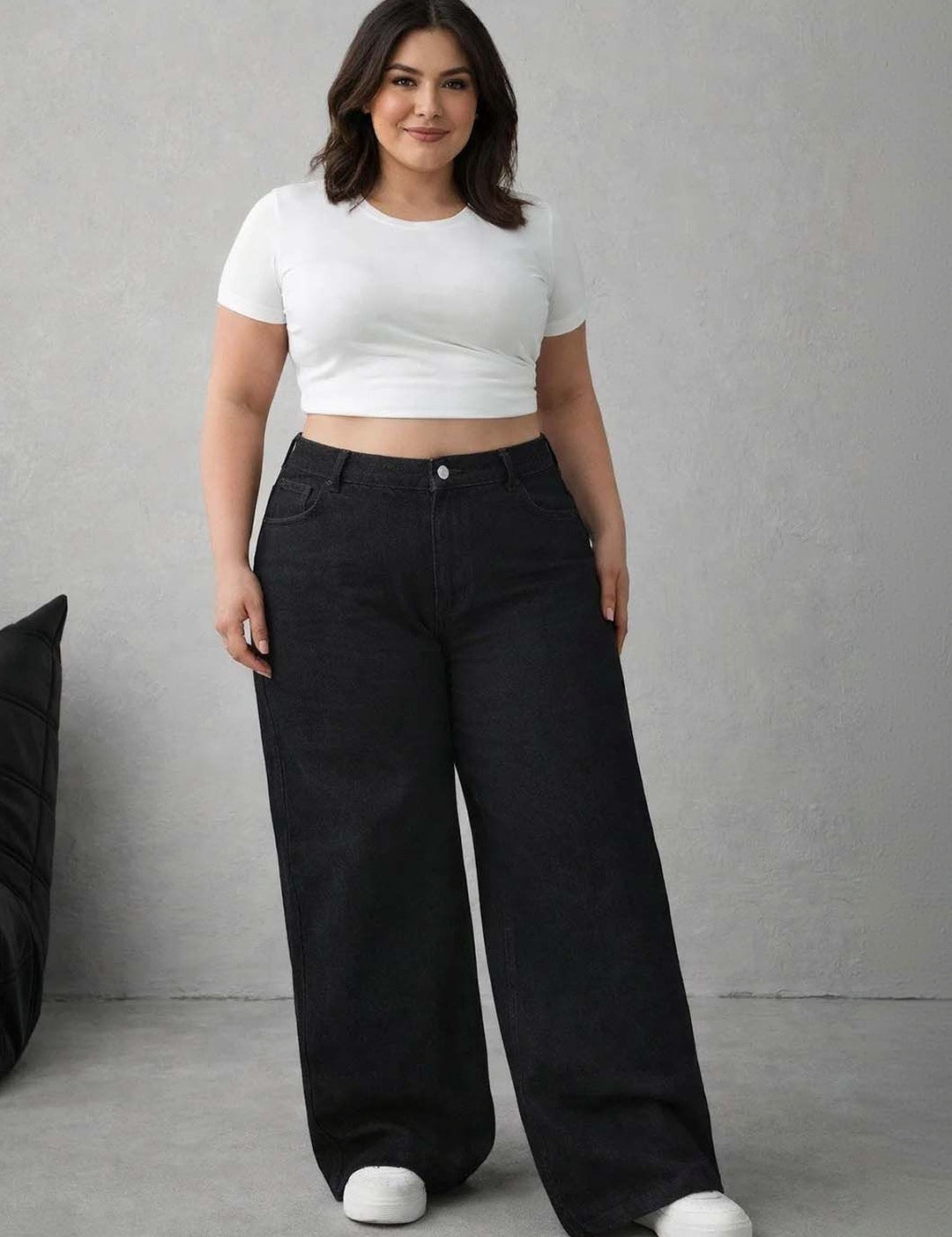 Kotty Women Trendy Wide Fit Fashion Jeans