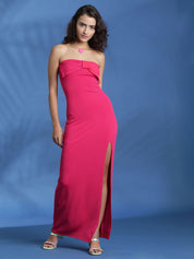 Kotty Strapless Bandeau Maxi Dress