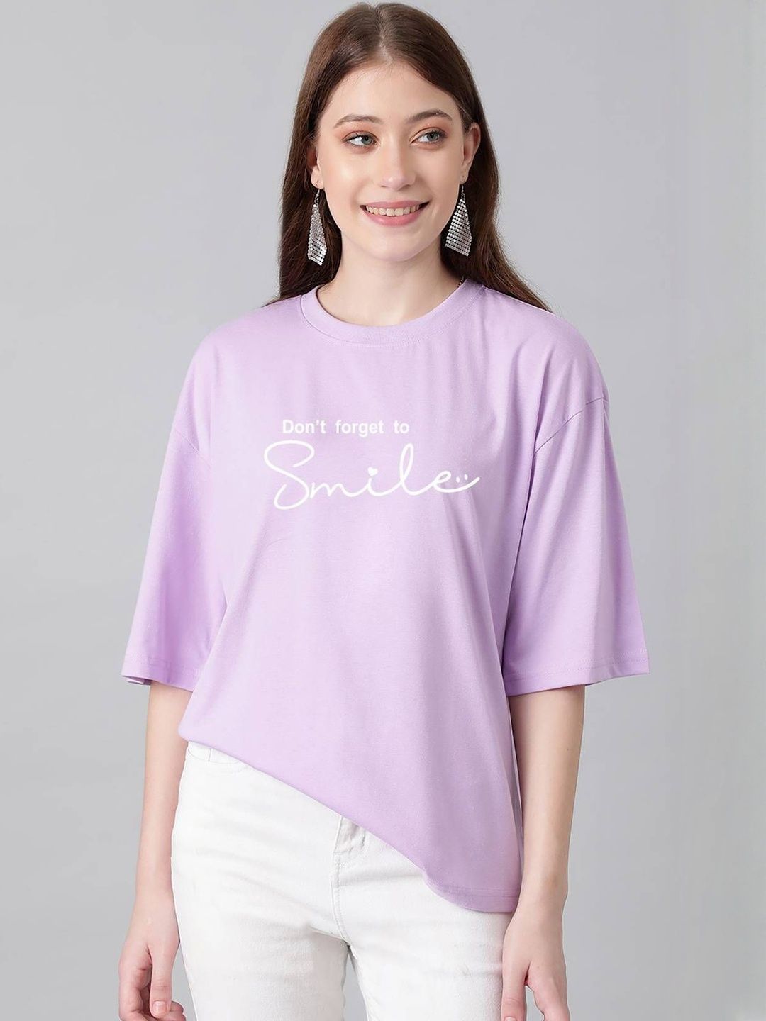 Kotty Women Typography Printed T-shirt