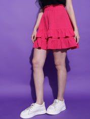 Kotty Flared Above Knee Length Skirt