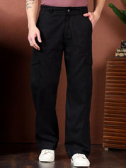 Kotty Men Relaxed Easy Wash Cargos Trousers