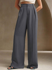 Kotty Women Wide Leg High-Rise Parallel Trousers