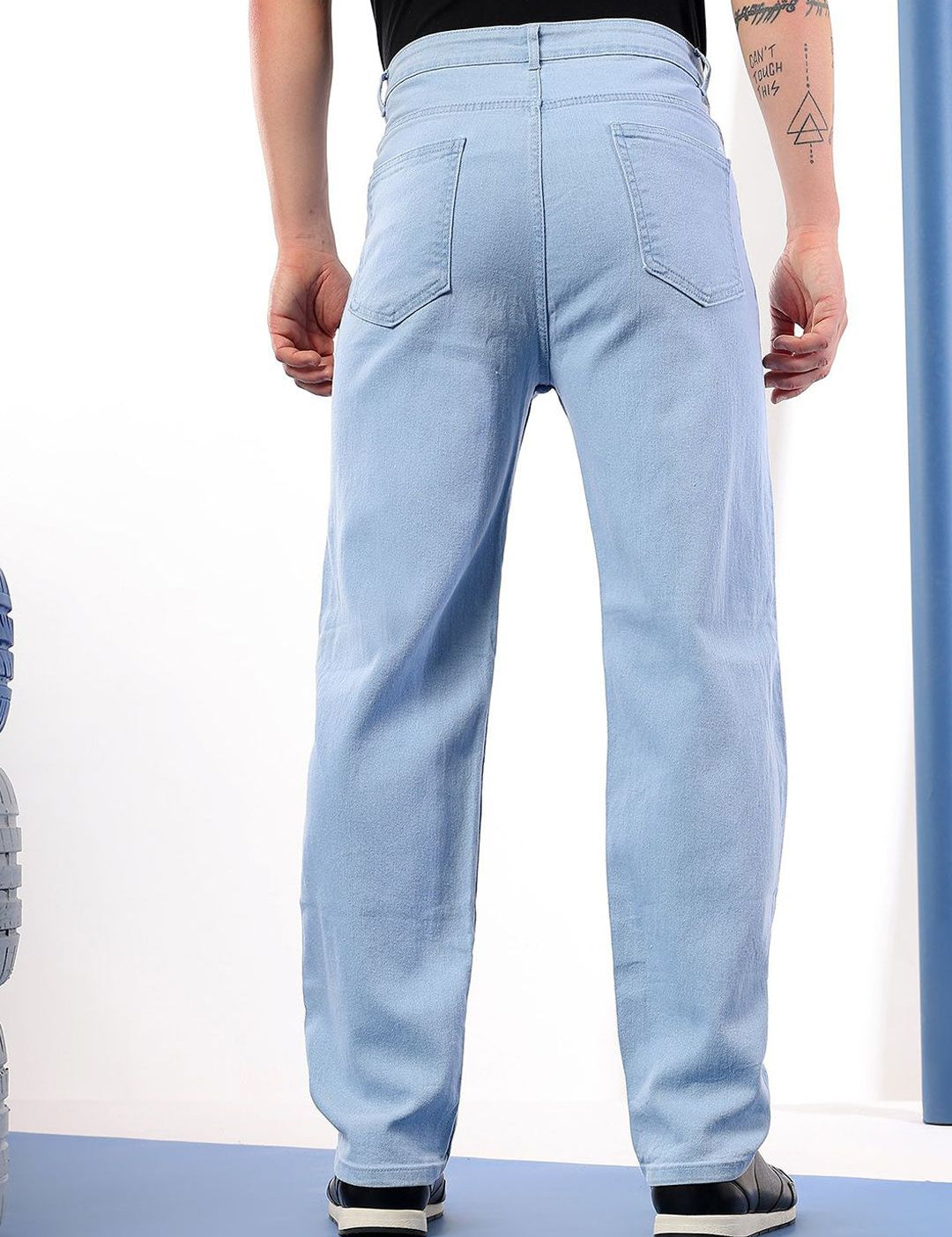 Kotty Men Comfort Regular Fit Mid-Rise Stretchable Jeans