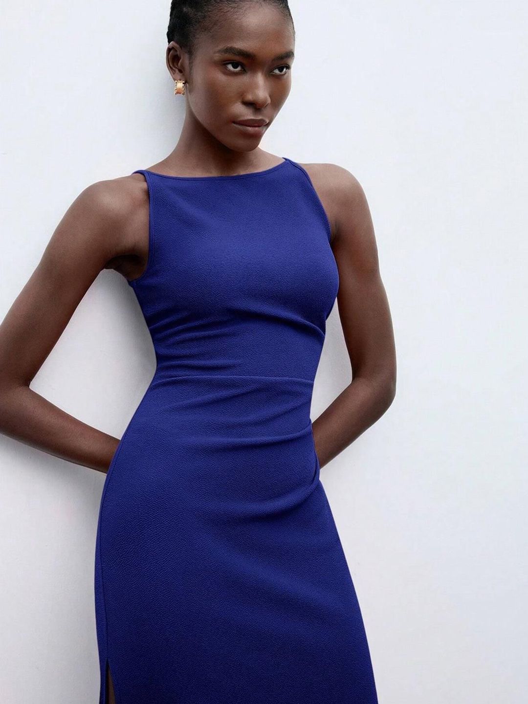 Kotty Women Boat Neck Bodycon Dress