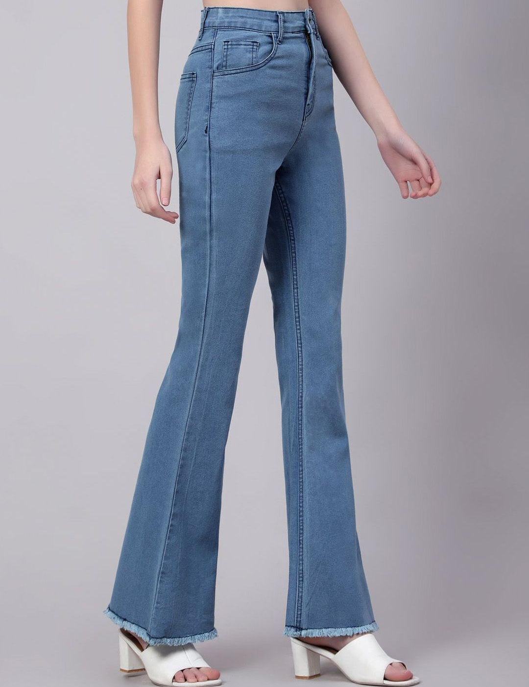 Kotty Women Bootcut High-Rise Stretchable Jeans