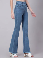 Kotty Women Bootcut High-Rise Stretchable Jeans