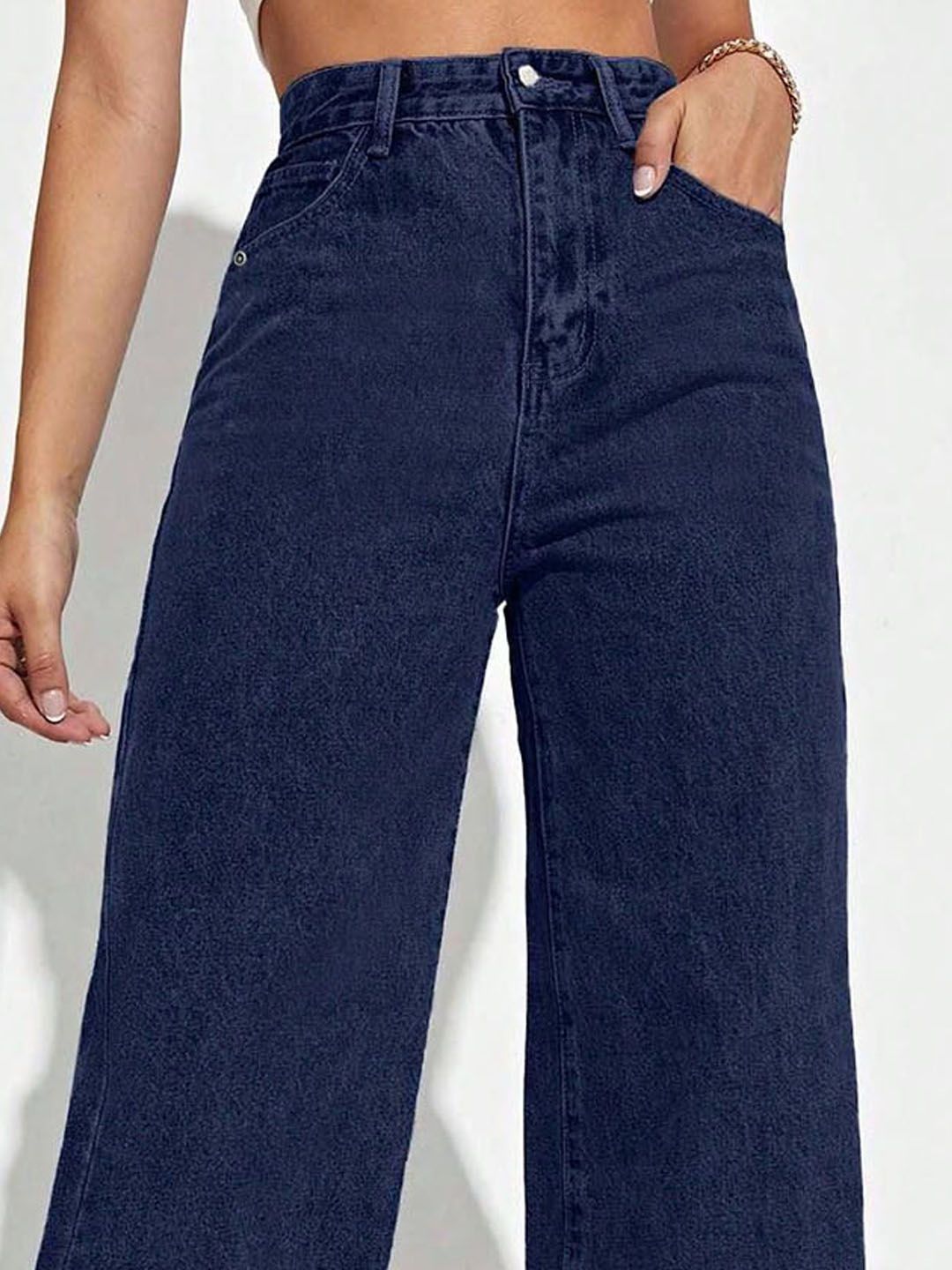 Kotty Women Wide Leg High-Rise Stretchable Jeans