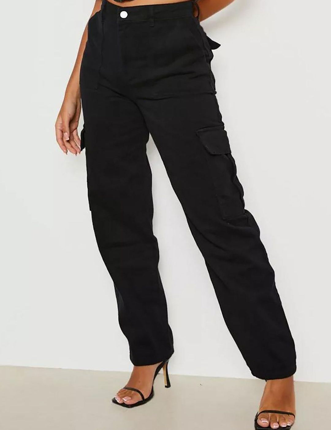 Kotty Women Cotton Straight Fit High-Rise Stretchable Jeans