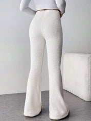 Kotty Women Boot-Cut High-Rise Easy Wash Trousers