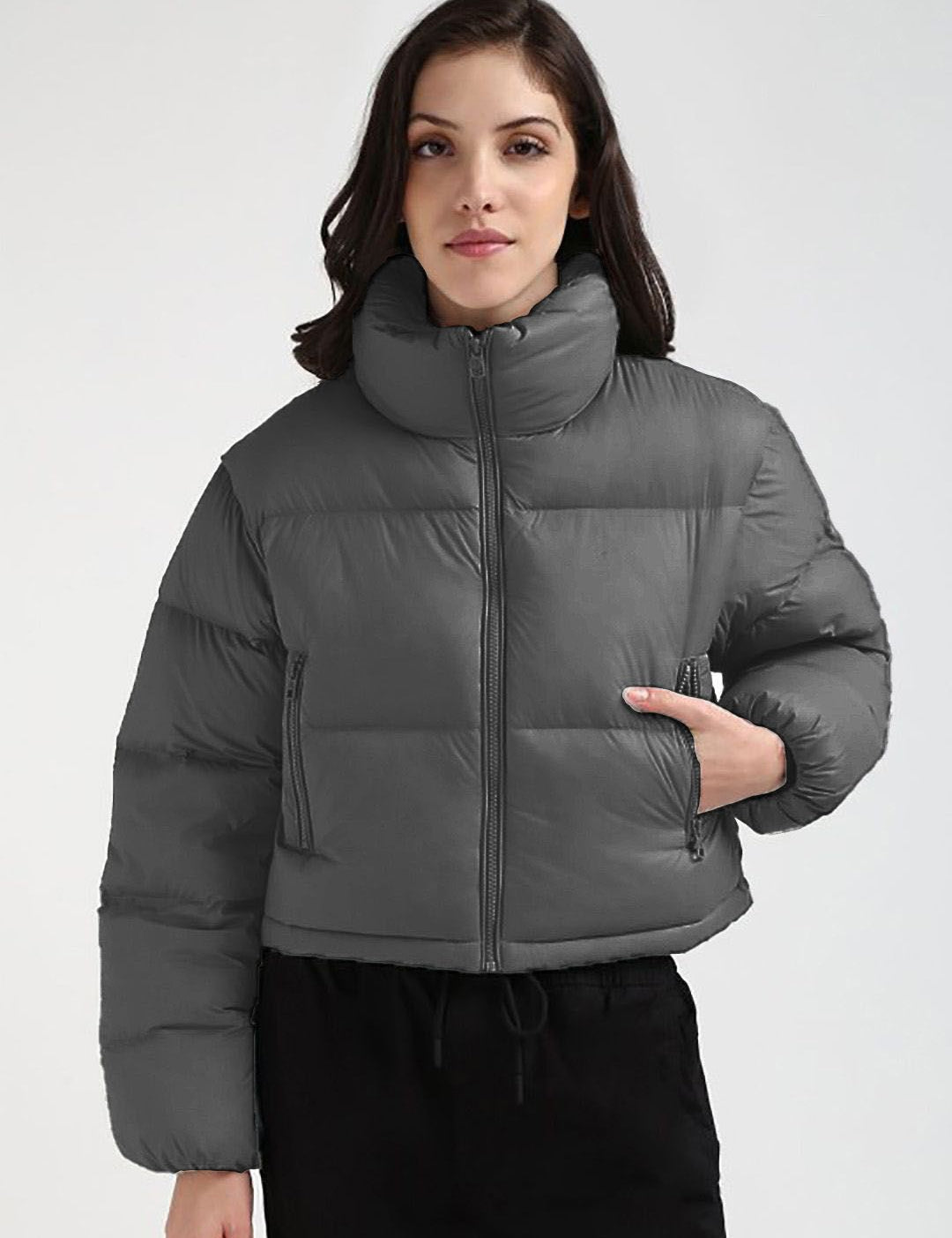 Kotty Women Insulator Crop Puffer Jacket