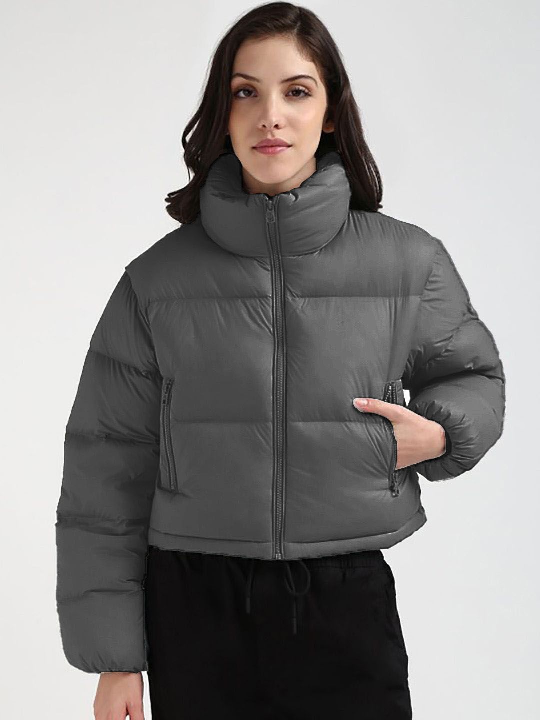 Kotty Women Insulator Crop Puffer Jacket