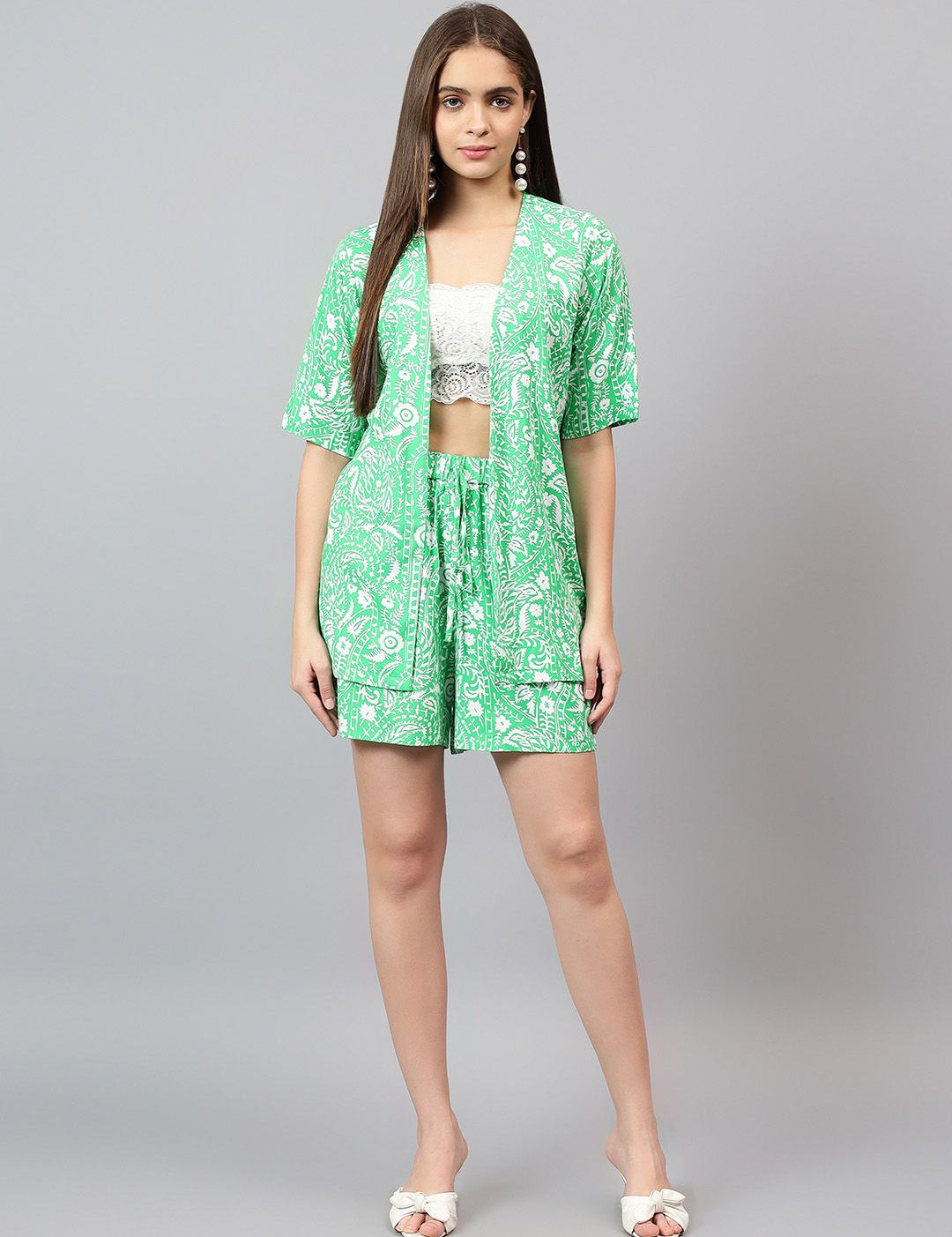 Kotty Printed Shirt & Shorts Co-Ord