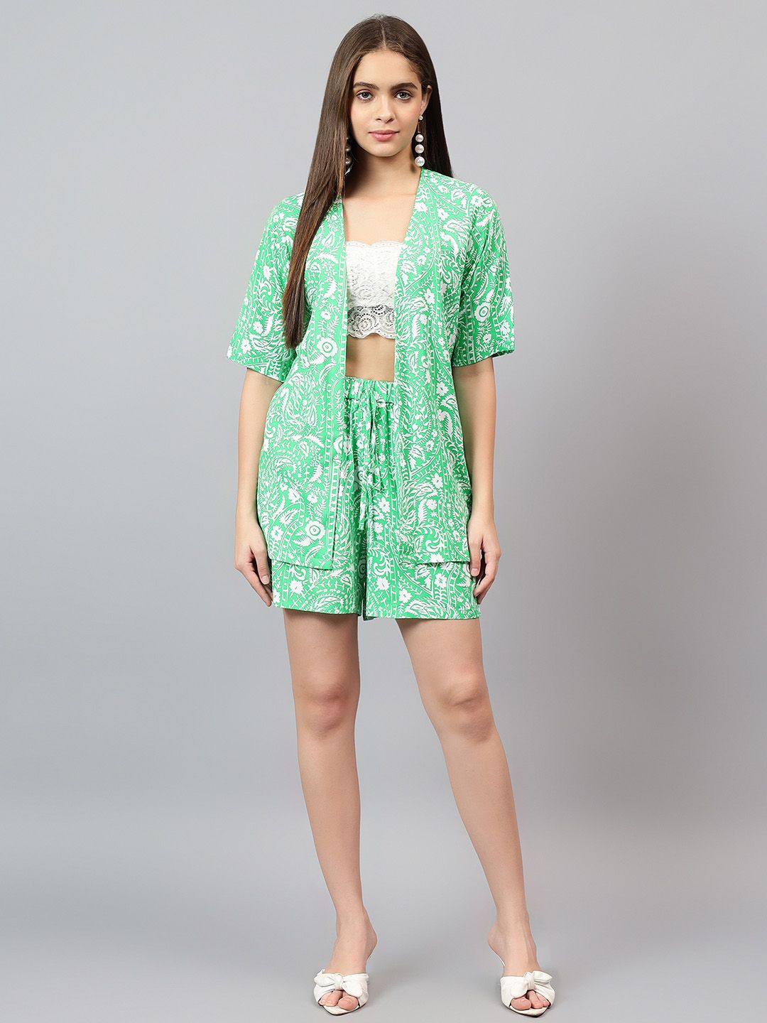 Kotty Printed Shirt & Shorts Co-Ord