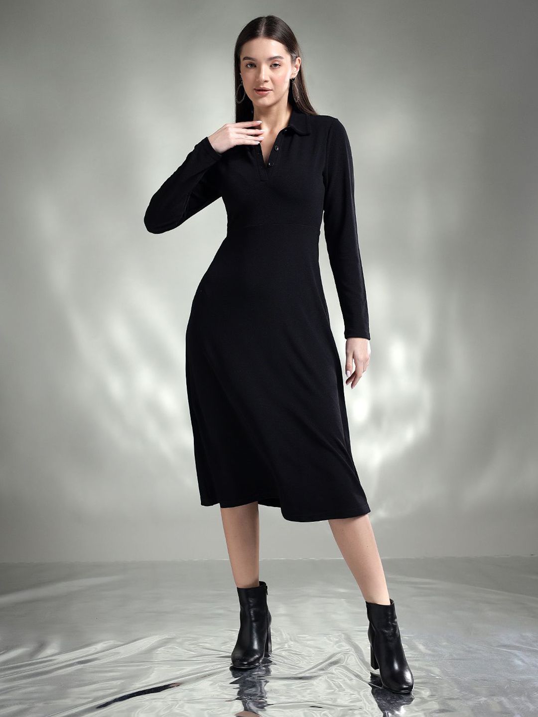 Kotty Women Fit & Flare Midi Dress