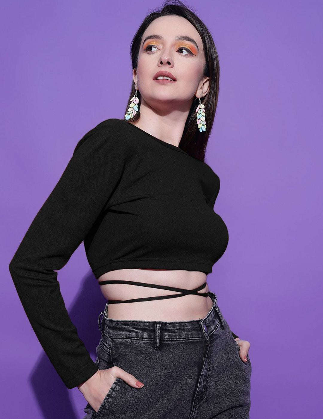 Kotty Women Solid Boat Neck Top