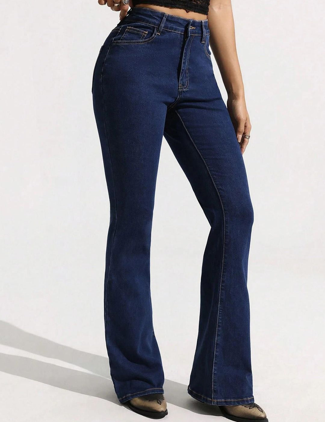 Kotty Women Bootcut High-Rise Stretchable Jeans