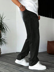 Kotty Men Straight Fit Low-Rise Stretchable Jeans