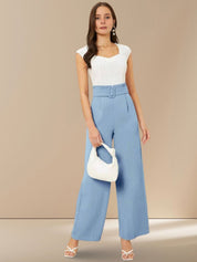 Kotty Women Straight Fit High-Rise Trousers