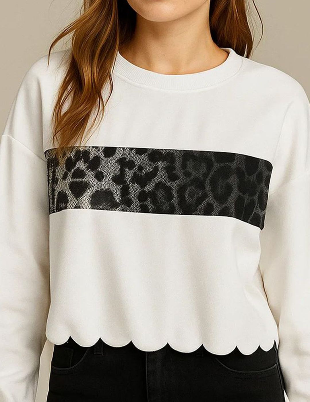 Kotty Women Animal Printed Full Sleeve Sweatshirt