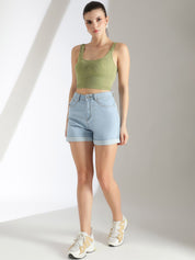 Kotty Women High-Rise Denim Shorts