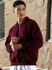 Kotty Men Shirt Collar Cotton Sweatshirt