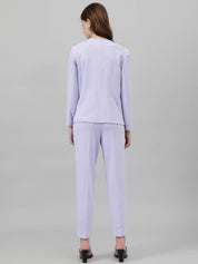 KOTTY Women 2PC (Blazer&Pant Set) Solid Suit